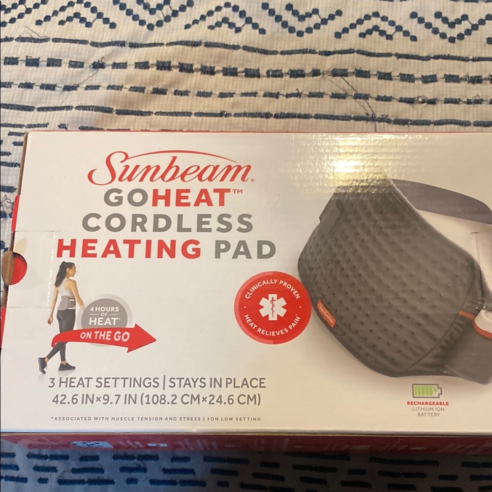 Sunbeam GoHeat Cordless Heating Pad